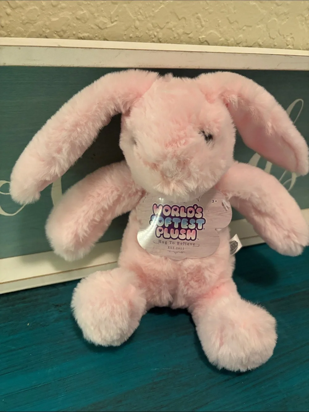 World's Softest Plush Pink Bunny - Super Plush Stuffed Animal